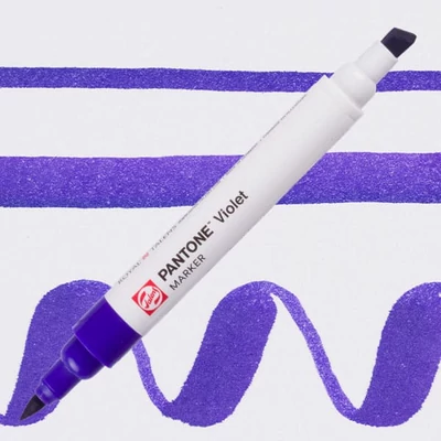 Obojstranný štetcový popisovač Talens Pantone - violet
