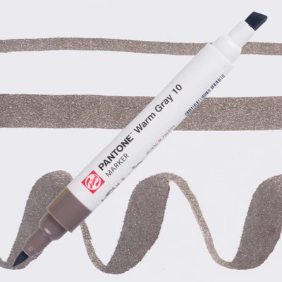 Obojstranný štetcový popisovač Talens Pantone - warm gray 10
