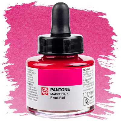 Marker atrament Talens Pantone, 30 ml - rhodamine red