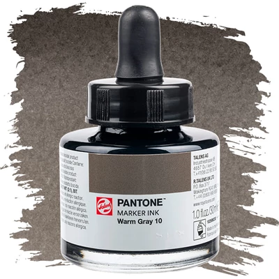 Marker atrament Talens Pantone, 30 ml - warm gray 10