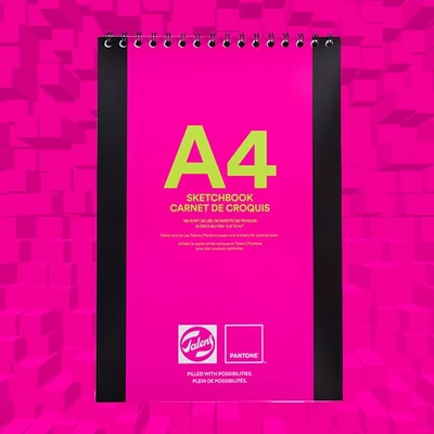Výkresový blok Talens Pantone Sketch Book, 180 g - A4, špirála