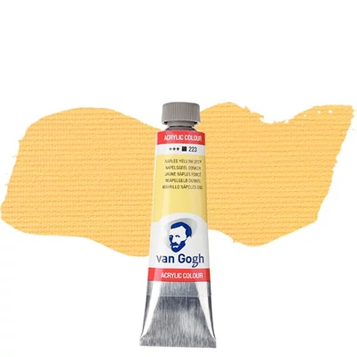 Akrylová farba Talens Van Gogh, 40 ml - 223, naples yellow deep