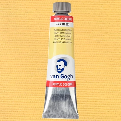 Akrylová farba Talens Van Gogh, 40 ml - 223, naples yellow deep