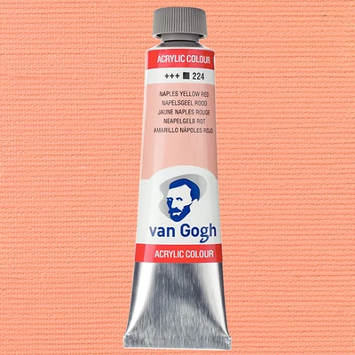 Akrylová farba Talens Van Gogh, 40 ml - 224, naples yellow red