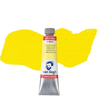 Akrylová farba Talens Van Gogh, 40 ml - 267, azo yellow lemon