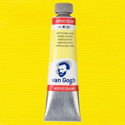 Akrylová farba Talens Van Gogh, 40 ml - 267, azo yellow lemon
