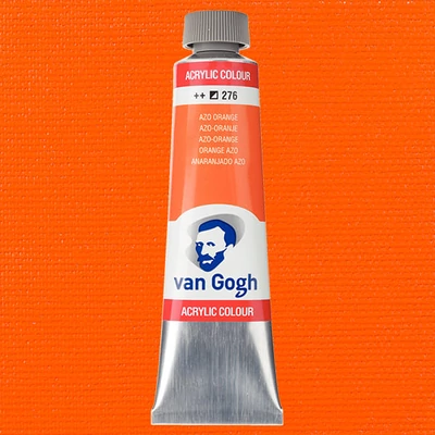 Akrylová farba Talens Van Gogh, 40 ml - 276, azo orange