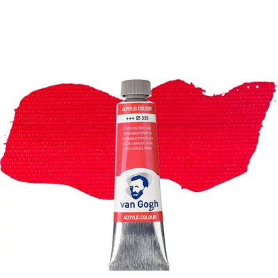 Akrylová farba Talens Van Gogh, 40 ml - 336, permanent madder lake