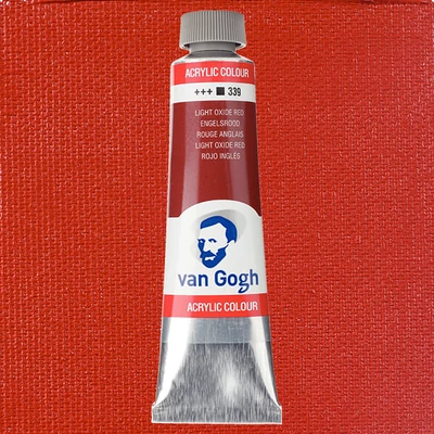 Akrylová farba Talens Van Gogh, 40 ml - 339, light oxide red