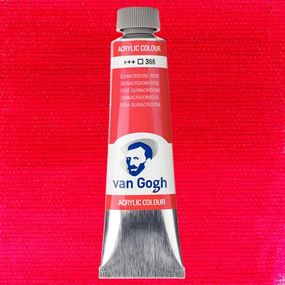 Akrylová farba Talens Van Gogh, 40 ml - 366, quinacridone rose