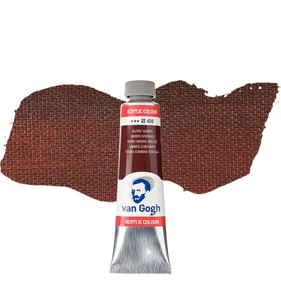 Akrylová farba Talens Van Gogh, 40 ml - 409, burnt umber