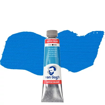 Akrylová farba Talens Van Gogh, 40 ml - 564, brilliant blue