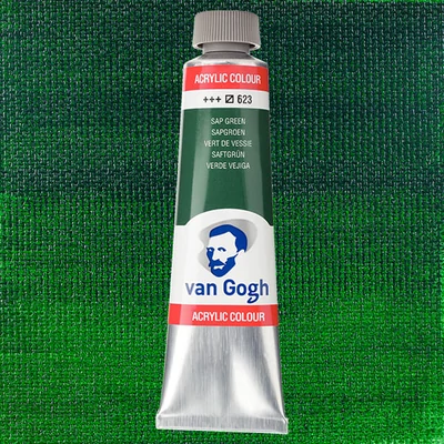 Akrylová farba Talens Van Gogh, 40 ml - 623, sap green