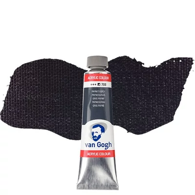 Akrylová farba Talens Van Gogh, 40 ml - 708, paynes grey