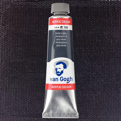 Akrylová farba Talens Van Gogh, 40 ml - 708, paynes grey