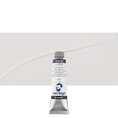 Olejová farba Talens Van Gogh, 40 ml - 104, zinc white