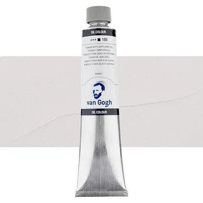 Olejová farba Talens Van Gogh, 200 ml - 105, titanium white