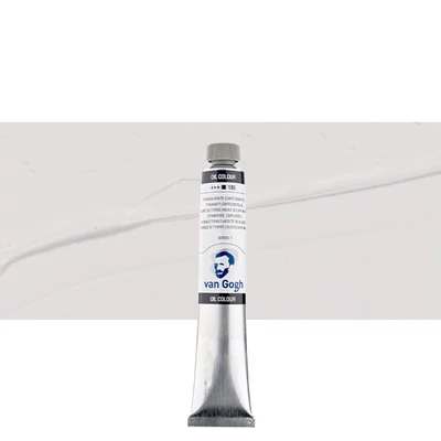 Olejová farba Talens Van Gogh, 60 ml - 105, titanium white