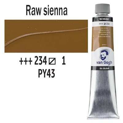 Olejová farba Talens Van Gogh, 200 ml - 234, raw sienna