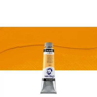 Olejová farba Talens Van Gogh, 40 ml - 270, azo yellow deep
