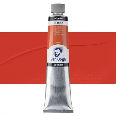 Olejová farba Talens Van Gogh, 200 ml - 312, azo red light