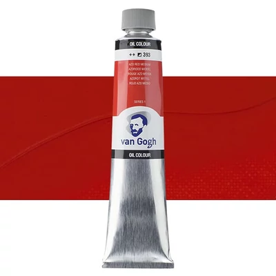Olejová farba Talens Van Gogh, 200 ml - 393, azo red medium