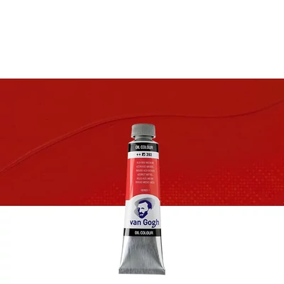 Olejová farba Talens Van Gogh, 40 ml - 393, azo red medium