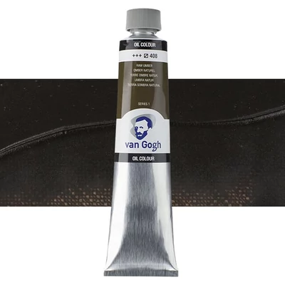 Olejová farba Talens Van Gogh, 200 ml - 408, raw umber