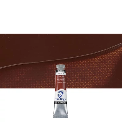 Olejová farba Talens Van Gogh, 20 ml - 411, burnt sienna