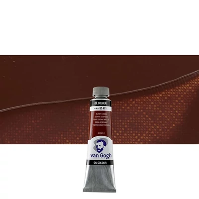 Olejová farba Talens Van Gogh, 40 ml - 411, burnt sienna