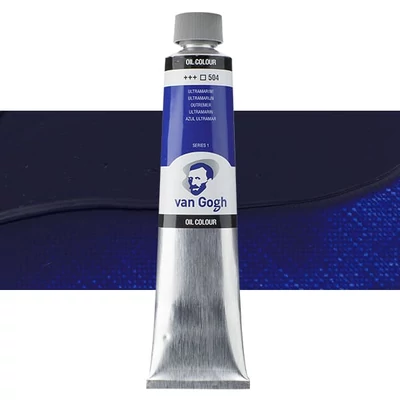 Olejová farba Talens Van Gogh, 200 ml - 504, ultramarine