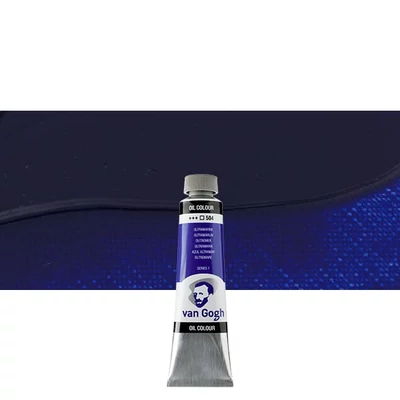 Olejová farba Talens Van Gogh, 40 ml - 504, ultramarine