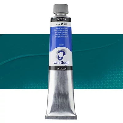 Olejová farba Talens Van Gogh, 200 ml - 512, cobalt blue ultramarine