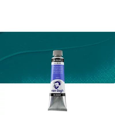 Olejová farba Talens Van Gogh, 40 ml - 512, cobalt blue (ultramarine)