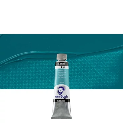 Olejová farba Talens Van Gogh, 40 ml - 522, turquoise blue