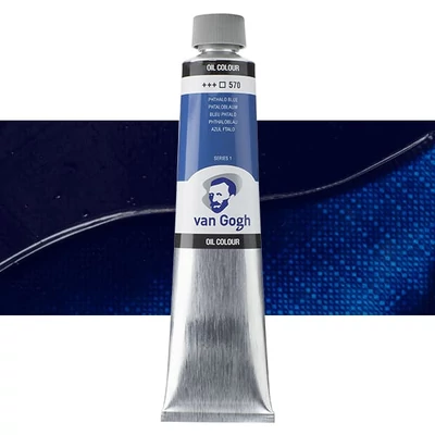 Olejová farba Talens Van Gogh, 200 ml - 570, phthalo blue