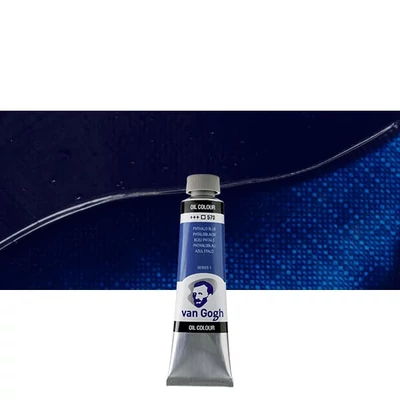 Olejová farba Talens Van Gogh, 40 ml - 570, phthalo blue (primary)