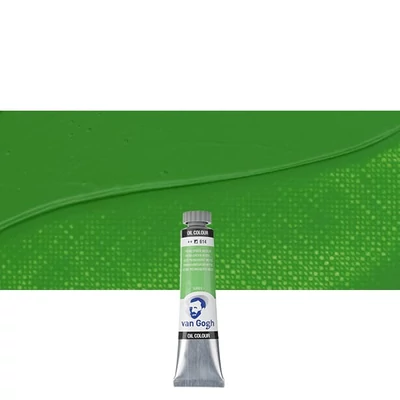Olejová farba Talens Van Gogh, 20 ml - 614, permanent green medium