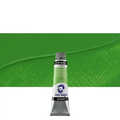 Olejová farba Talens Van Gogh, 40 ml - 614, permanent green medium