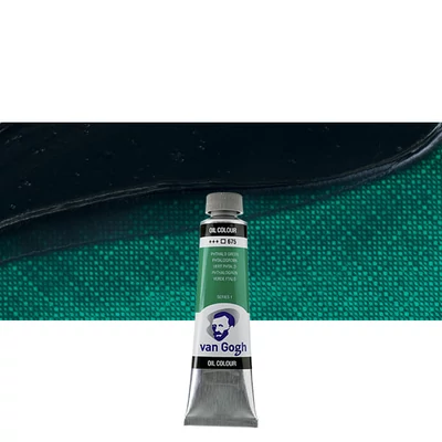 Olejová farba Talens Van Gogh, 40 ml - 675, phthalo green
