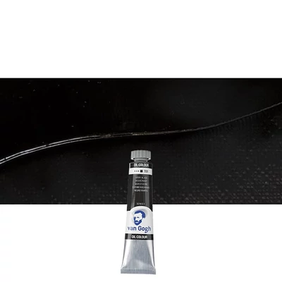 Olejová farba Talens Van Gogh, 20 ml - 701, ivory black