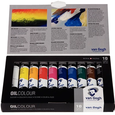Sada olejových farieb Talens Van Gogh - 10x20 ml