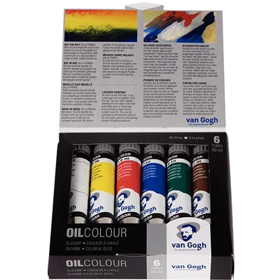 Sada olejových farieb Talens Van Gogh - 6x20 ml