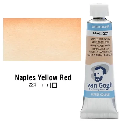 Akvarelová farba v tubeTalens Van Gogh, 10 ml - 224, naples yellow red