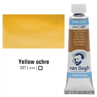 Akvarelová farba v tubeTalens Van Gogh, 10 ml - 227, yellow ochre