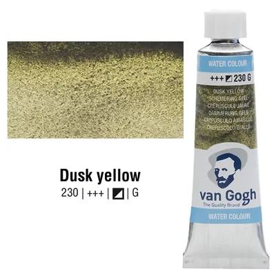 Akvarelová farba v tube Talens Van Gogh, 10 ml - 230, dusk yellow, granulačná