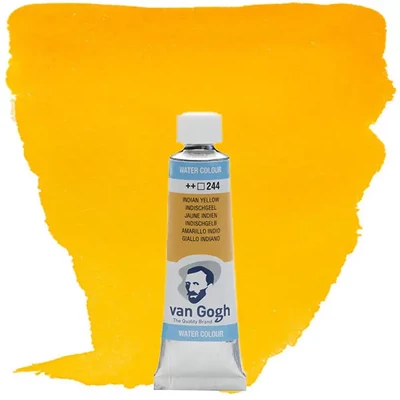 Akvarelová farba v tube Talens Van Gogh, 10 ml - 244, indian yellow