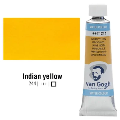 Akvarelová farba v tube Talens Van Gogh, 10 ml - 244, indian yellow