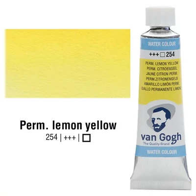 Akvarelová farba v tubeTalens Van Gogh, 10 ml - 254, permanent lemon yellow