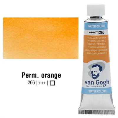 Akvarelová farba v tubeTalens Van Gogh, 10 ml - 266, permanent orange